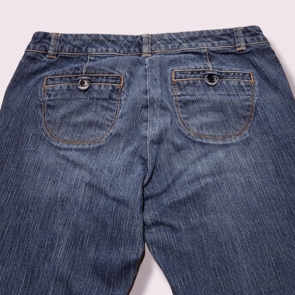 New York & Company Low Rise Skinny Flare Leg Jeans, Size 6 Petite - Picture 5 of 8